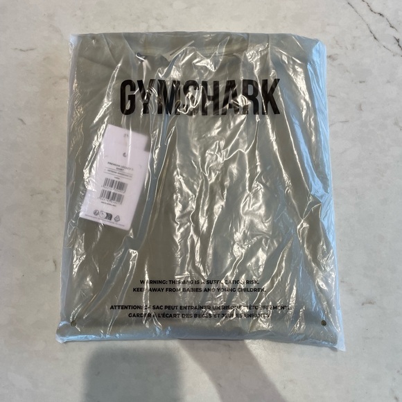 Gymshark Premium Legacy T-Shirt L Natural Sage Green - Picture 5 of 10